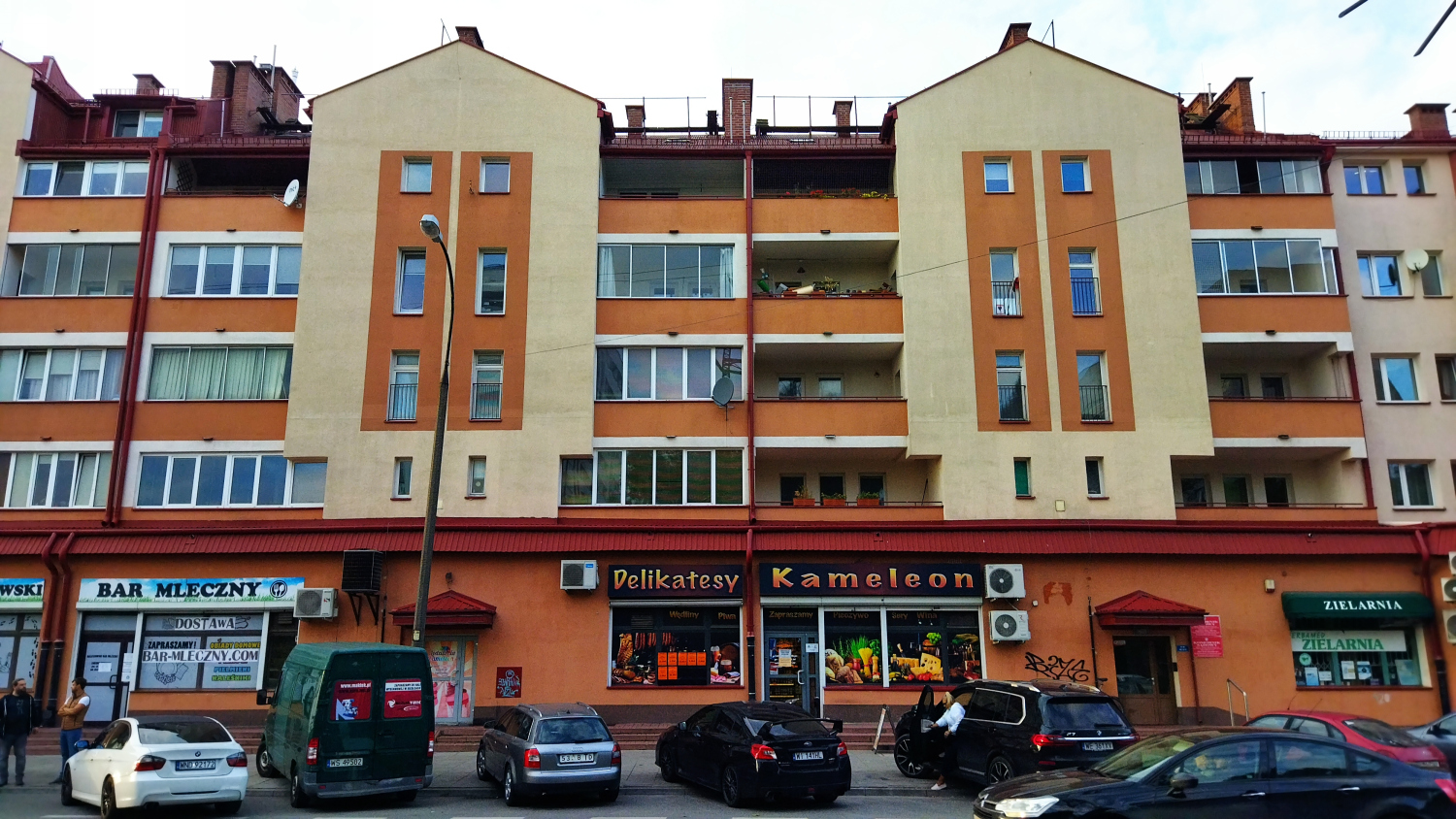 Zdjęcie architektury budynku Budynki mieszkalno-usługowe